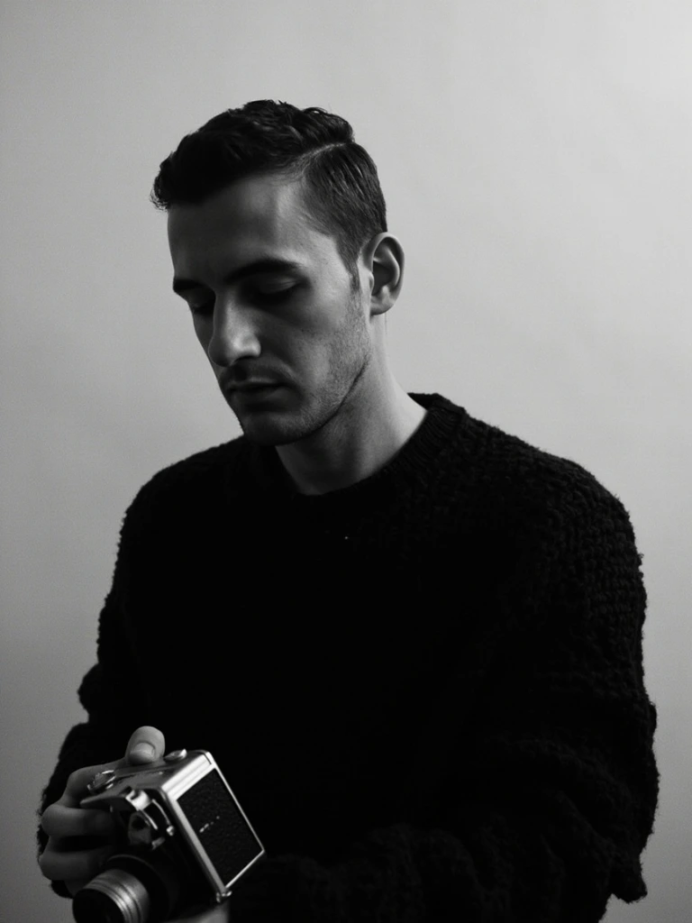 Portrait of Yusuf D., photographer based in Damascus.